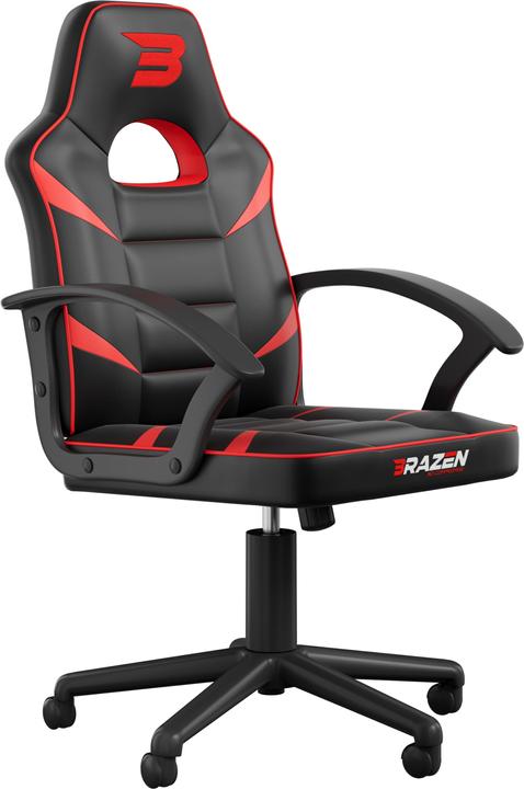 Actual product image Brazen Gaming Chairs Brazen Valor Mid Back Gaming Chair Red