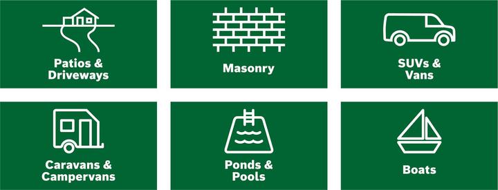 Actual product image Bosch Home & Garden High pressure cleaner AdvancedAquatak 150 incl. hose reel (Electrical connection)