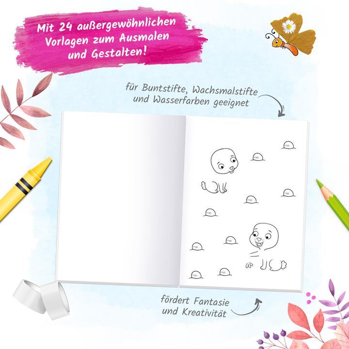 Produktbild Malbuch Bastelbuch Bunter Blätterspass Wald Malen Basteln Gestalten