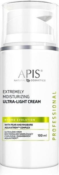 Produktbild Apis Natural Cosmetics APIS Hydro Evolution Moisturizing Ultra-Light Cream ultralekki krem nawilżający z gruszką i rabarbar (100 ml)