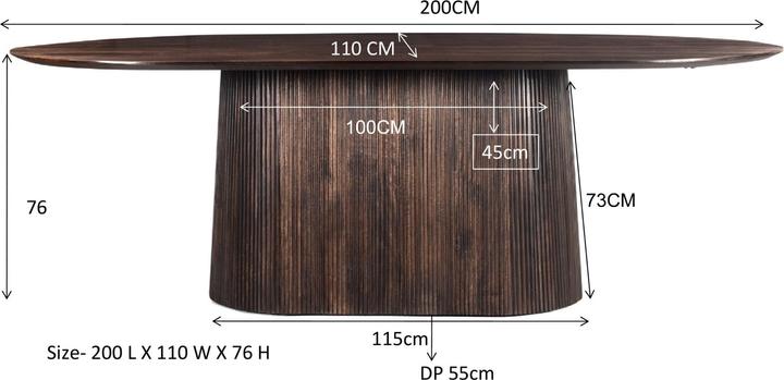 Actual product image Livingfurn Salvator (200 x 110 x 76 cm)