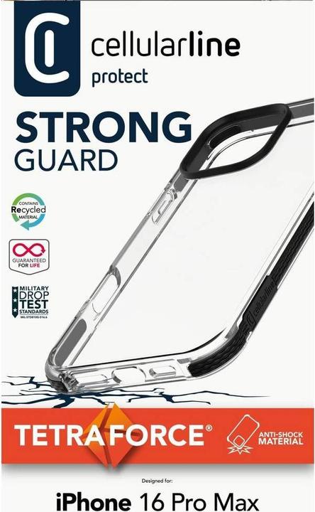 Produktbild Cellularline Strong Guard Case (Apple iPhone 16 Pro Max)