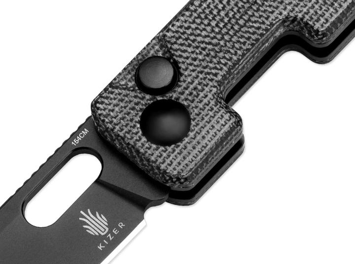 Actual product image Kizer Banish Micarta All Black (5.90 cm)