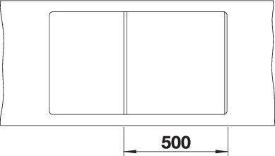 Produktbild Blanco Metra 5 S-F (49 cm, 85 cm)