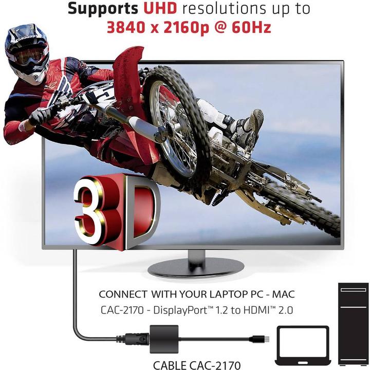 Produktbild Club 3D MiniDisplayPort zu (HDMI, 20.30 cm)