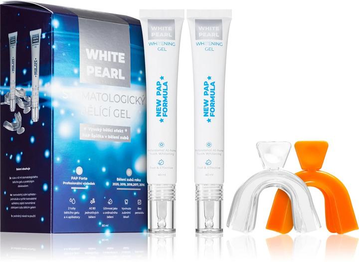 Immagine prodotto Vitalcare PAP White Pearl System - Sistema sbiancante - 80ml (80 ml, Gel sbiancante)