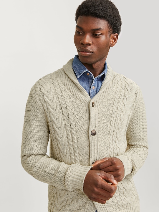 Produktbild Jack & Jones Einfarbig Strickjacke Strickjacke (XL)