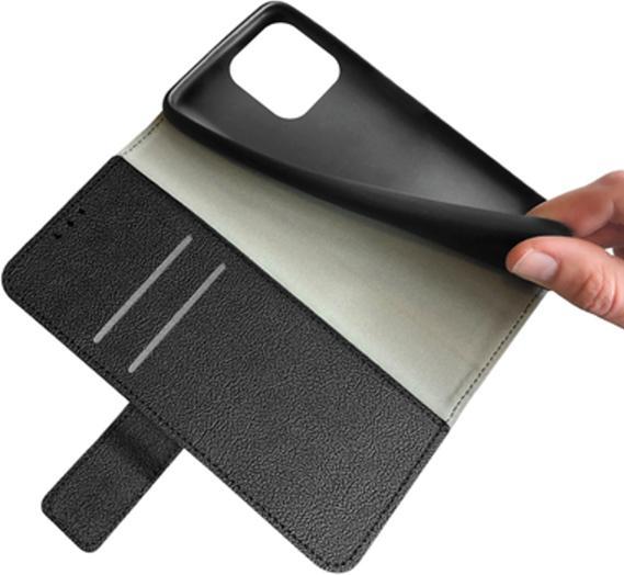 Produktbild Just in Case Pu-Leder Book HÃ¼lle Schwarz Apple iPhone 14 Pro (Apple iPhone 14 Pro)