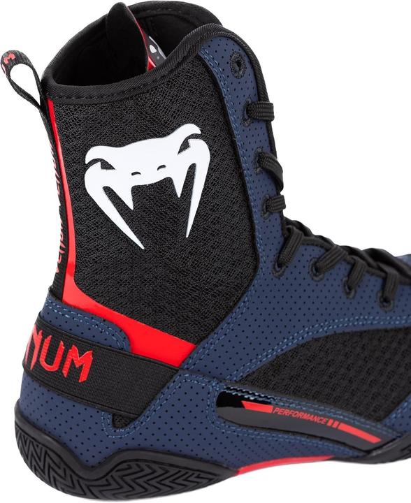 Immagine prodotto Venum Uniseks Elite boksschoenen, marineblauw/zwart/rood, 48 EU, Marineblauw zwart rood, 48 EU (48)