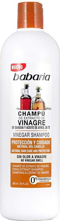 Babaria Champu Con Extracto De Vinagre Sin Olor 600ml (600 ml, Flüssiges Shampoo)