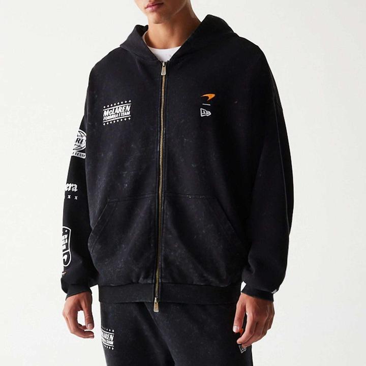 Produktbild New Era McLaren Racing Kapuzen-Sweatshirt mit vollem Reissverschluss Graphic (XS)