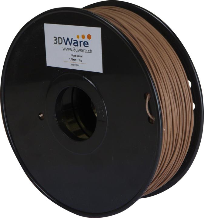 Immagine prodotto eSUN Filamento legno natura 1,75mm 500g (PLA+, 1.75 mm, 1000 g, Marrone)