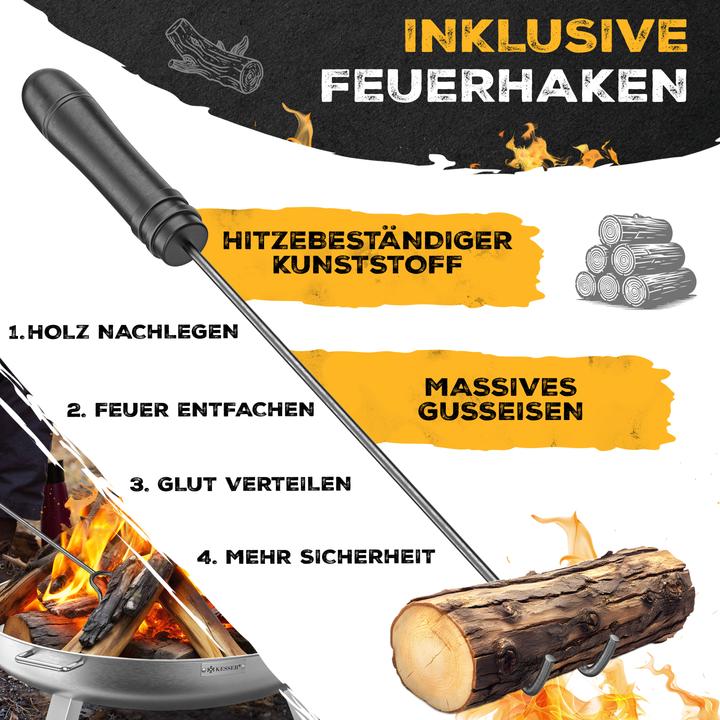 Produktbild Kesser Feuerschale mit Feuerhaken