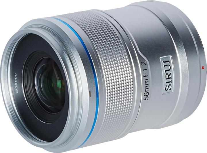 Image du produit Sirui Sniper 56mm F1.2 APSC Auto-Focus Lens (Fuji X-Mount, Silver) (APS-C / DX)