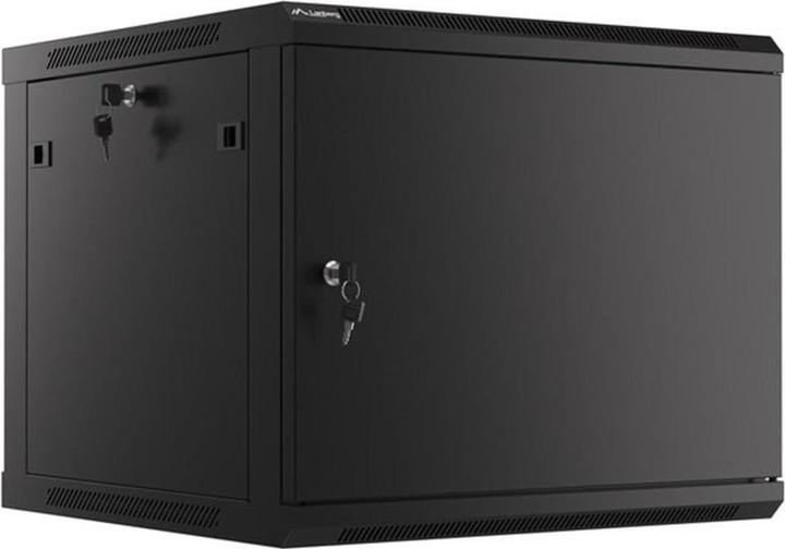 Image du produit Lanberg WF01-6609-00B Étagère murale en rack 9U (9 HE, Rack 19 pouces)