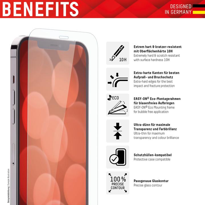 Produktbild Displex Real Glass, 2D Panzerglas (1 Stück, Apple iPhone X, Apple iPhone 11 Pro, Apple iPhone XS)