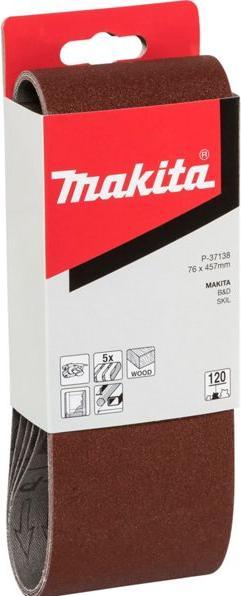 Actual product image Makita Sanding belt 76x457mm K120 (120)