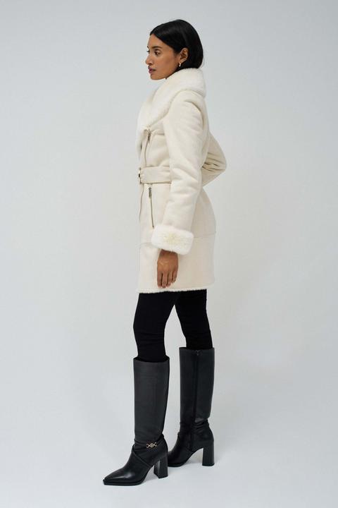 Immagine prodotto Salsa Jeans Wintermantel Long Shearling Coat
