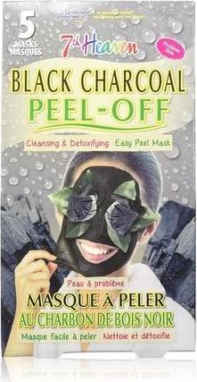 Actual product image 7th Heaven Cleansing and Detoxifying Charcoal Peel-Off Face Mask