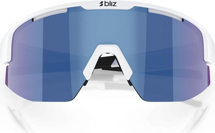 Actual product image Bliz Matrix Small (matt white, Smoke w Blue Multi)