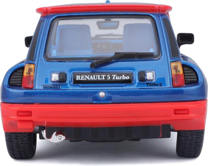 Actual product image Bburago Renault 5 Turbo blue/red 1:24