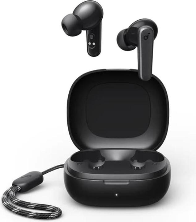 Actual product image Anker - Wireless Earbuds R50i (A3949G11) - with Charging Case, Extra-bass, AI-Enhanced Calls - Black (Wireless)