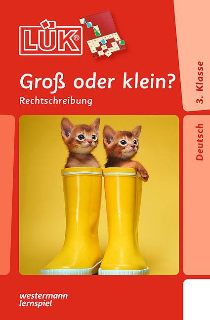 Actual product image LÜK. Gross- oder klein?: Gross-und Kleinschreibung (German, 2013)