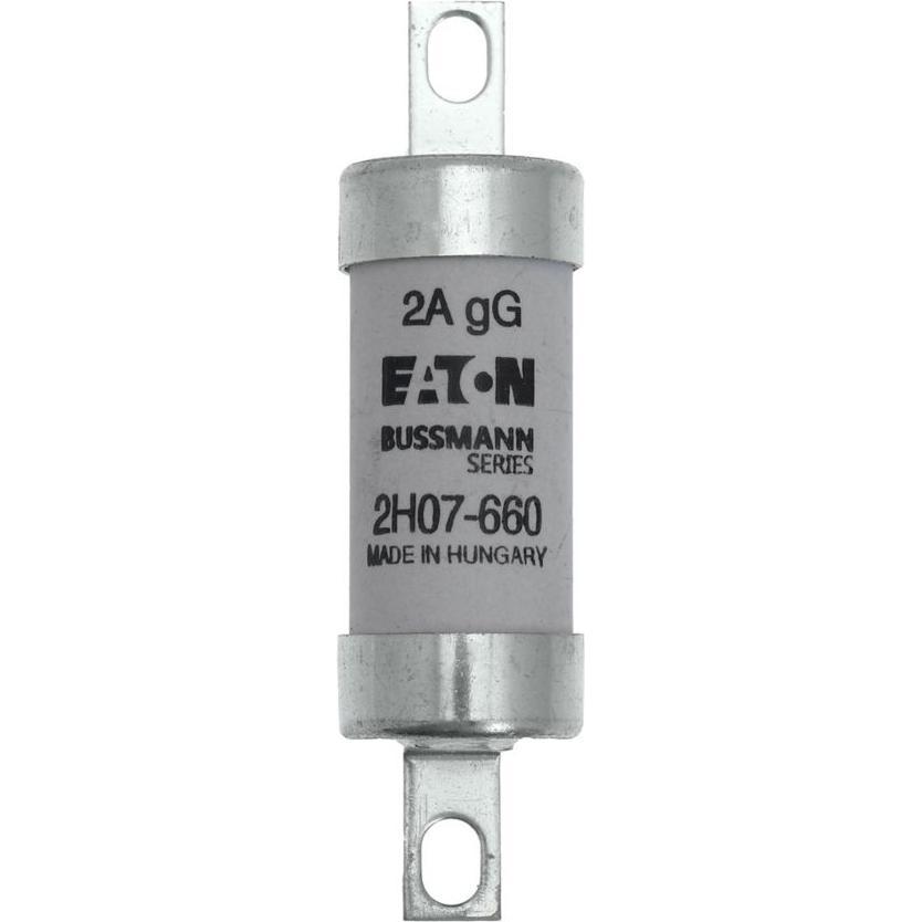 20x Eaton, Sicherung, Sicherungseinsatz, Niederspannung, 2 A, AC 660 V, DC 250 V, 80 kA, BS88/A2, 22 x 82 mm, gL/gG, BS ...