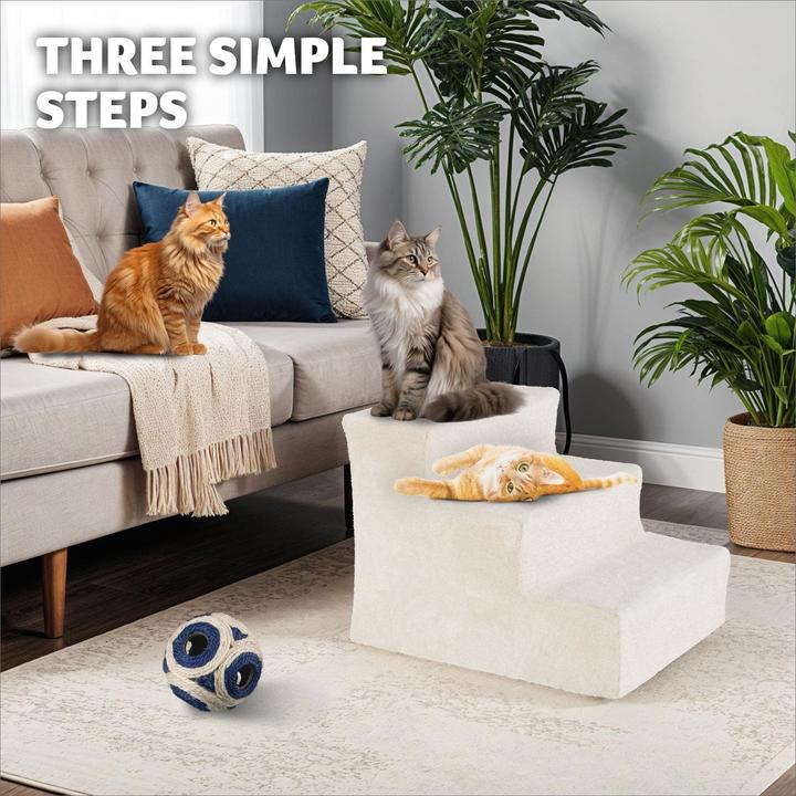 Produktbild tectake Haustiertreppe (Hund, Katze, Waschbar)