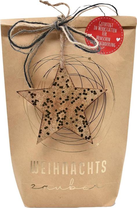 Produktbild Wunderle Wundertüte Weihnachtszauber m. Holzstern (Geschenkbox, 1 x)