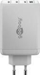 Immagine prodotto Goobay Caricatore rapido multiporta USB-C™ PD (100 W) bianco, bianco - 3x porte USB-C™ (Power Delivery) e (100 W)