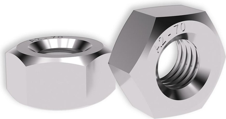 Produktbild Offgridtec Edelstahl Muttern M4 M5 M6 M8 M10 M12 - 25 Stück DIN 934/ISO 4032 A2 V2A M3 (M10, M12, M5, M4, M8, M6)