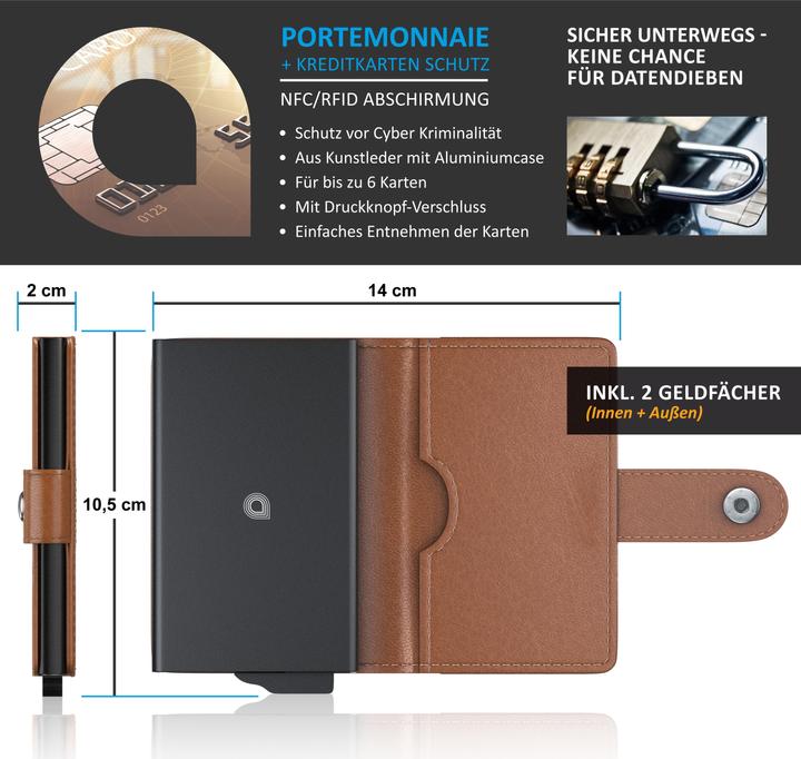 Actual product image Aplic Credit card case