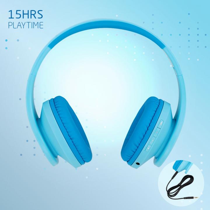 Produktbild PowerLocus Wireless Headphones for kids P2 (blue)