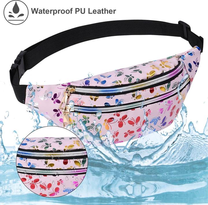 Produktbild Only-Bags.Store Gürteltasche, Fanny Pack Fashion Wasserdicht, Fanny Pack Gürteltaschenfächer mit 3 Fächern