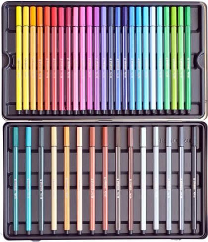 Produktbild STABILO Pen 68 Premium-Filzstift (Mehrfarbig, 40 x)