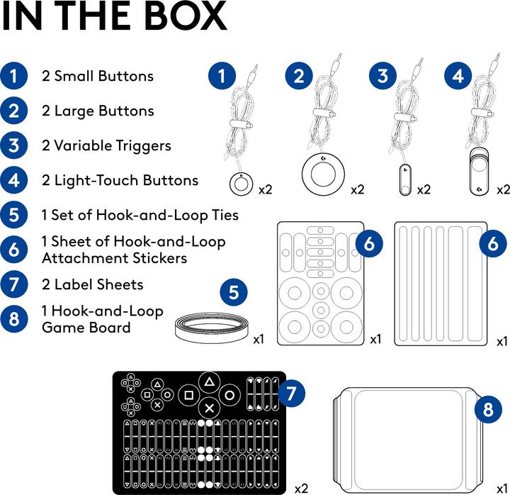 Immagine prodotto Logitech G Kit Di Gioco Adattivo Per L'Accesso (PS5)