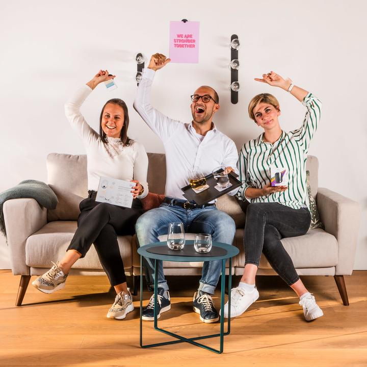 Actual product image Silwy Metal bar for glasses 50 cm