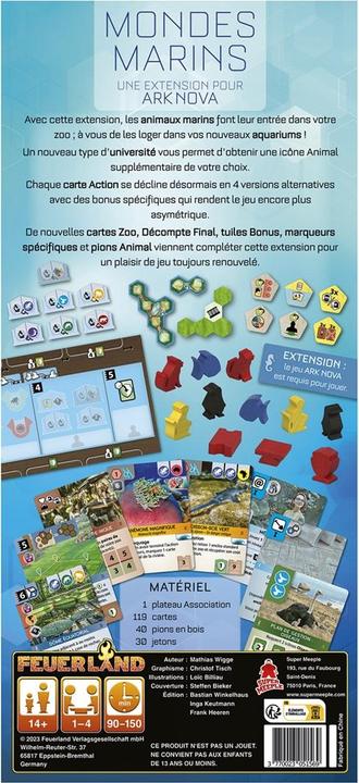Actual product image Super Meeple Ark Nova - Extension Mondes Marins (f) (French)