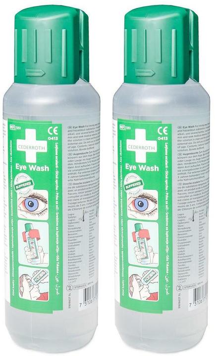 Image du produit Cederroth Douche oculaire 2 x 500 ml (Accessoires pour trousse de secours)