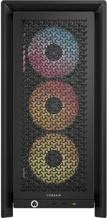 Produktbild Corsair 4000D FRAME LCD RS ARGB BLK CASE (ATX, E-ATX, Micro ATX (mATX), Mini-ITX)