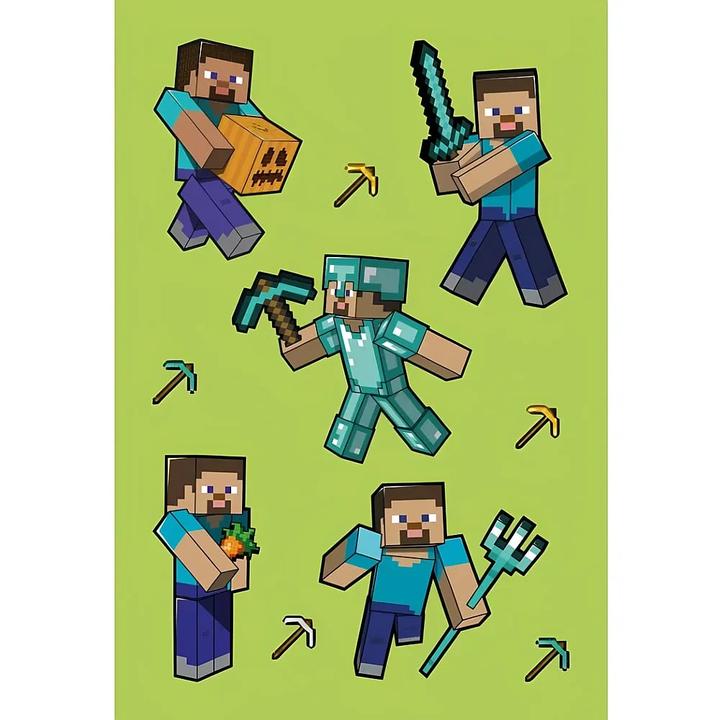 Produktbild Minecraft Sticker- und Malspass