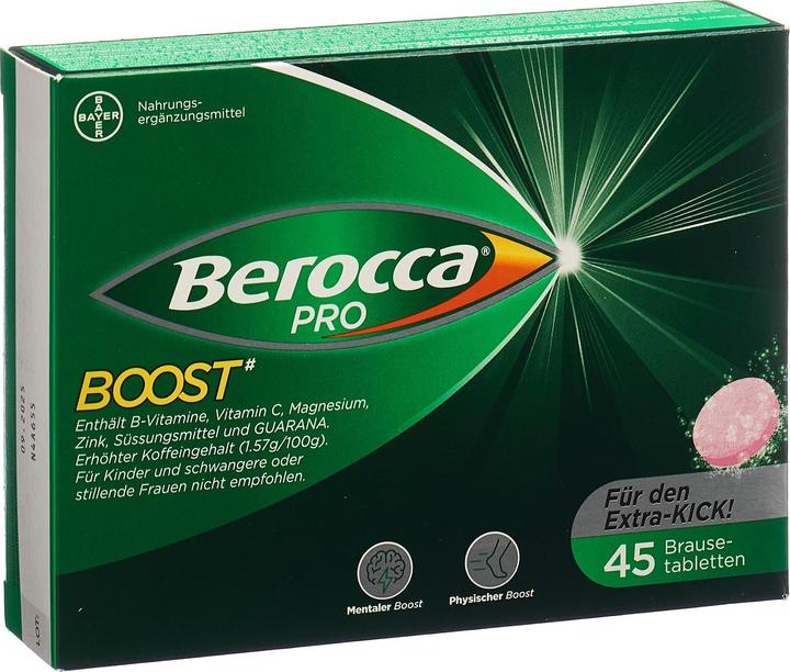 Berocca PRO Pro Boost (45 Piece, Effervescent tablet, 500 g)