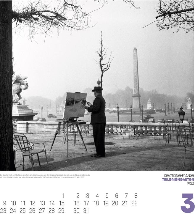 Produktbild Paris, mon amour Kalender 2026 (48 x 54 cm, Harter Einband, Deutsch)