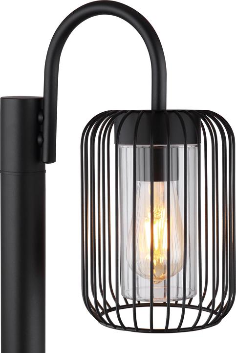 Actual product image Globo Outdoor Lamp Adelheid black matt 1xE27 (E27, IP44)