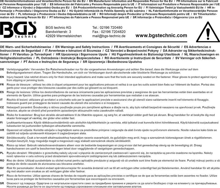 Actual product image BGS Air Multi-Tool with 3 changeable Working Heads