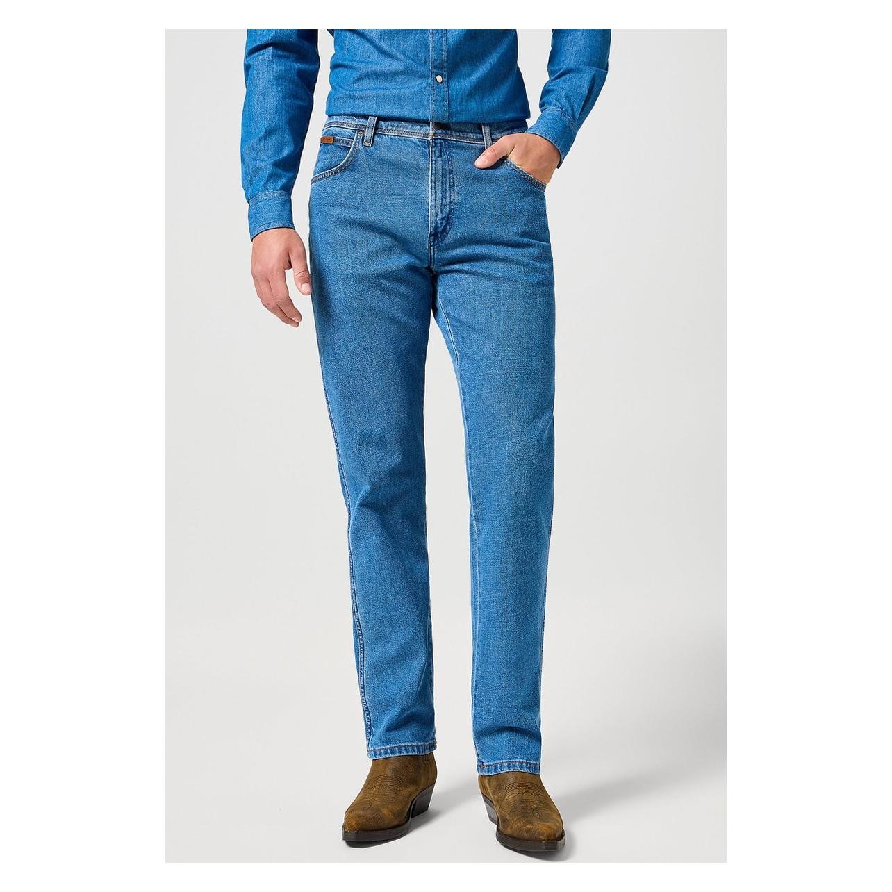 Wrangler, Mannen, Jeans, 10022032, Blauw, (31)