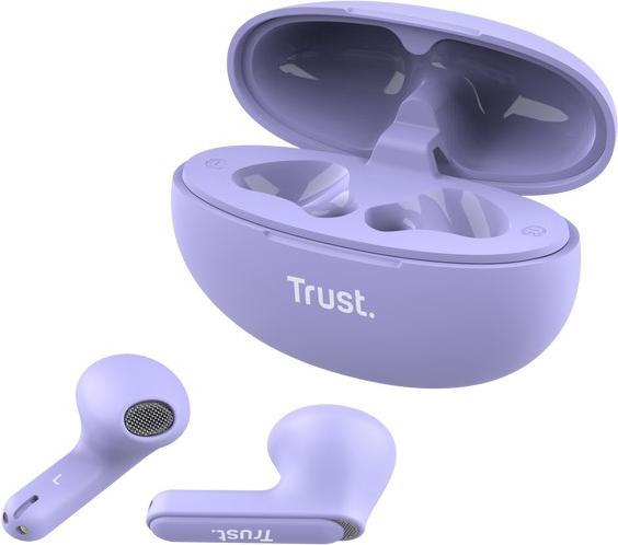 Actual product image Trust Yavi Bt Enc Earphones Purple (Wireless)
