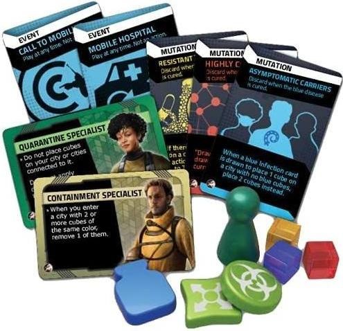 Actual product image Asmodée ZMND0020 - Pandemic: Hot Zone: Europa - Board game 2-4 players, ages 8+ (DE edition) (German)