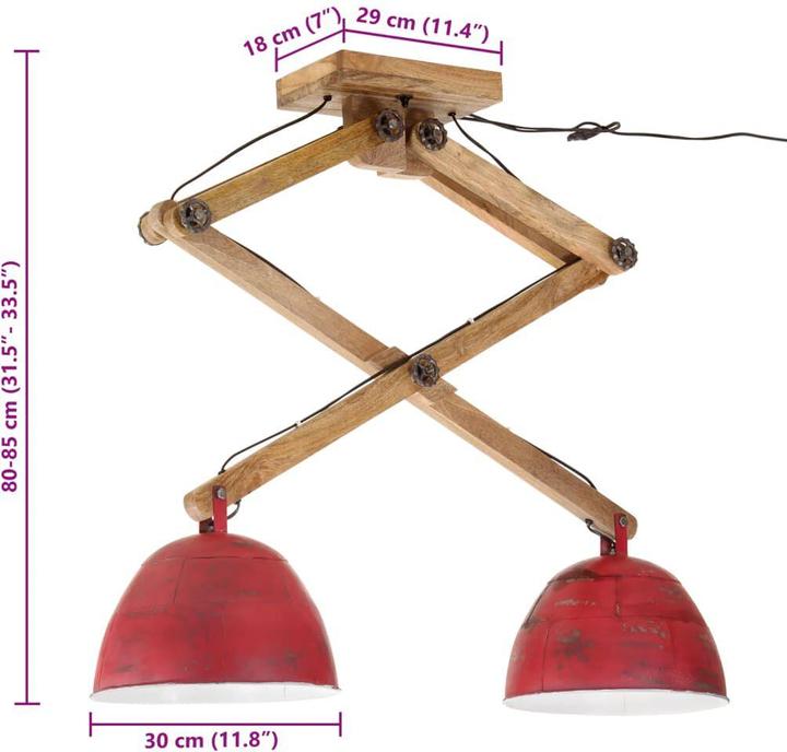 Produktbild vidaXL Deckenleuchte (E27)